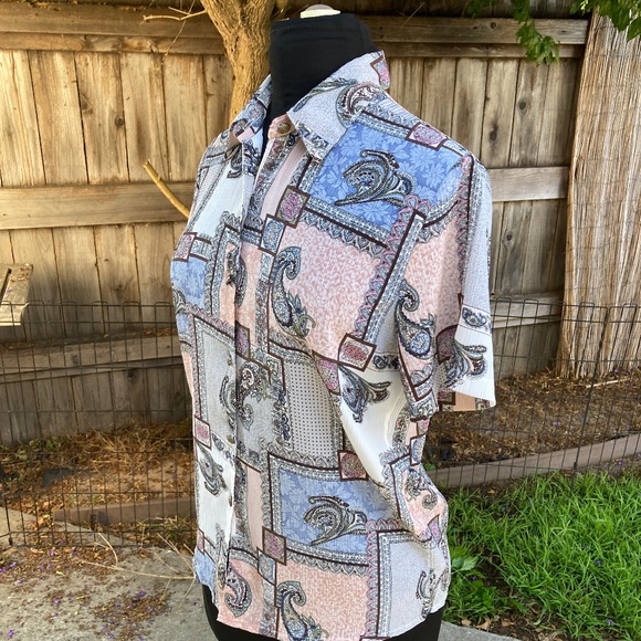 Vintage Paisely Print Shirt - Picture 3 of 6